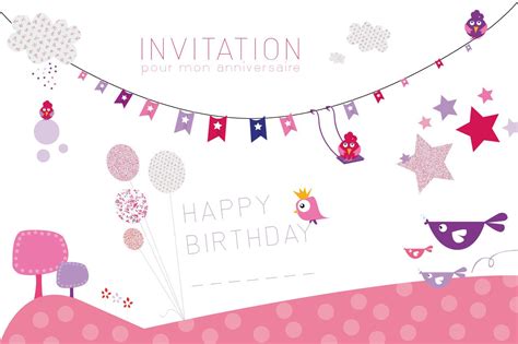 Invitation anniversaire fille 10 ans à imprimer : Carte D Invitation Anniversaire Fille 9 Ans - Frameimage.org
