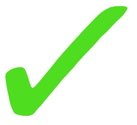Green Tick Png Transparent Images Png All