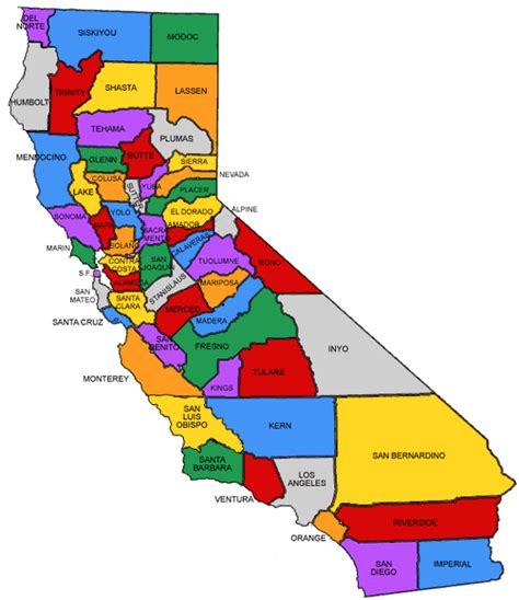Californias 58 Counties Are Political Subdivisions Of The State