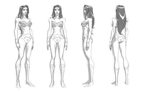 Wonder Woman Character Modeling Female Character Design Character