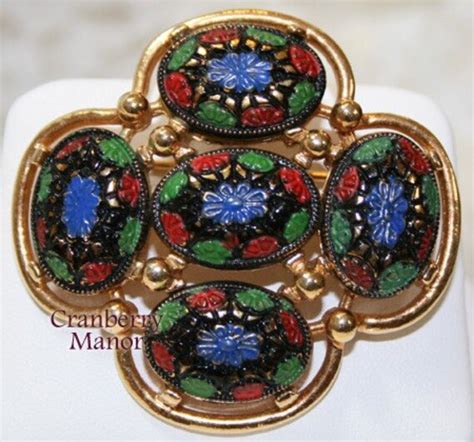 Items Similar To Sarah Coventry Light Of The East Brooch Moroccan