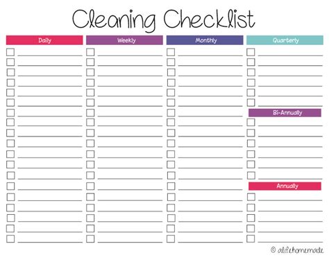 Cleaning Routines And Schedules Cleaning Printable House Cleaning