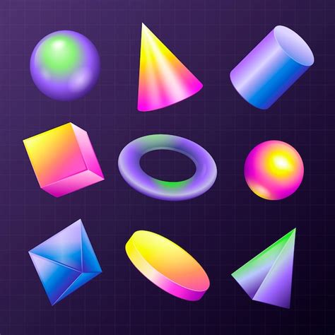 3d Shape Icon Vectors And Illustrations For Free Download Freepik