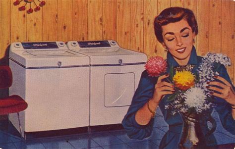 Bad Postcards Vintage Laundry Retro Housewife Vintage Appliances