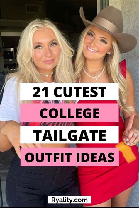 21 Insanely Cute College Tailgate Outfits For Game Day You Need To See Ryality College
