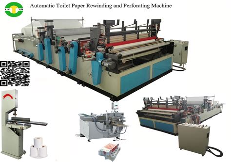 China Automatic Toilet Paper Rolling Machine China Toilet Paper Roll Making Machine Tissue