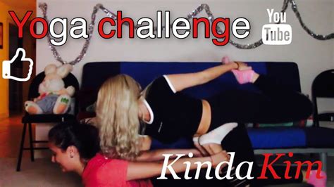 Best Friend Yoga Challenge Kinda Kim Youtube
