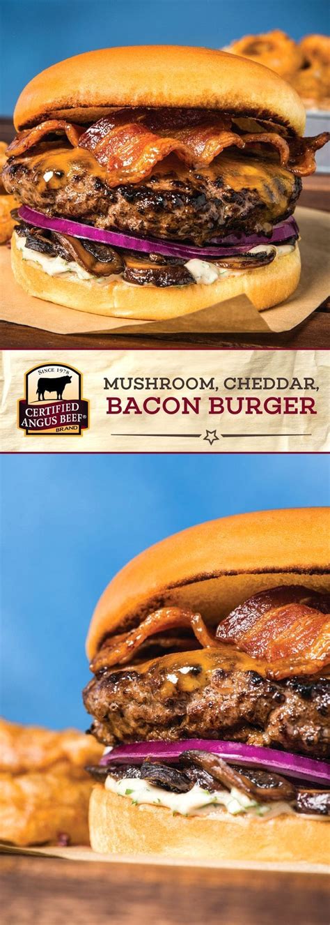 The Certified Angus Beef ️️️️️ Brand Mushroom Cheddar And Bacon