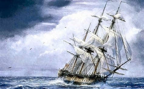 Galleon Sailing Ships Sailing Ship Paintings