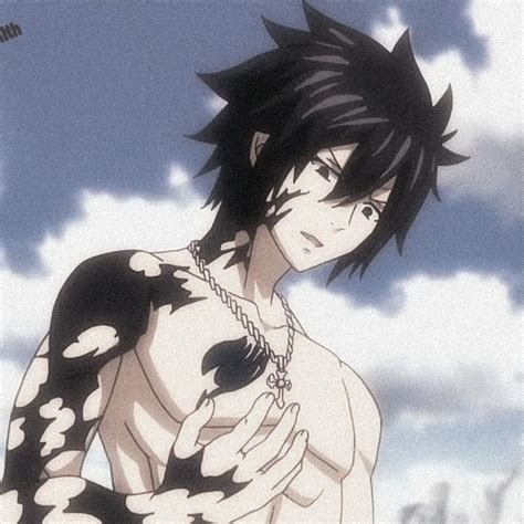 Gray Fullbuster Icon Aesthetic Fairytail Fairy Tail Pictures Fairy