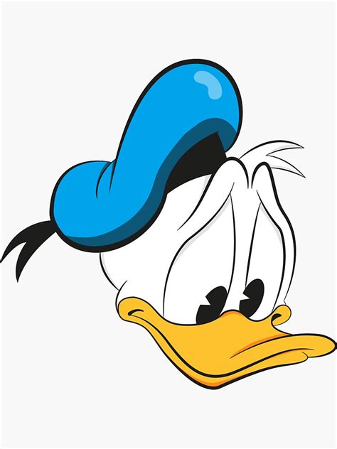 Sad Donald Duck Sticker For Sale By Beneder99 Redbubble