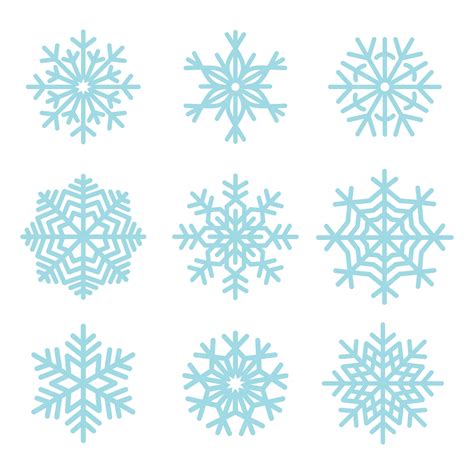 Snowflake Clip Art Library