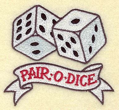 Roll the dice banner and flaming dice tattoos design. Pair O Dice small | Production Ready Artwork for T-Shirt ...