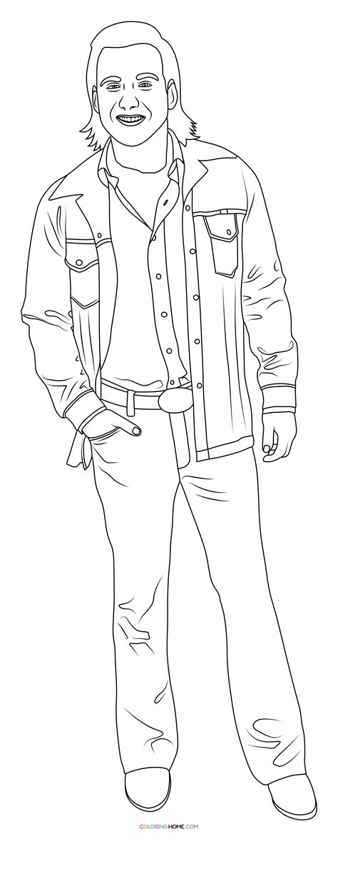 Morgan Wallen Coloring Pages - Coloring Nation