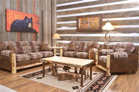 Apache Western Style Living Room Cabin Living Room Rustic Living Room