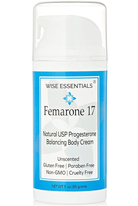 Natural Progesterone Cream Femarone 17 From Wild Yam For