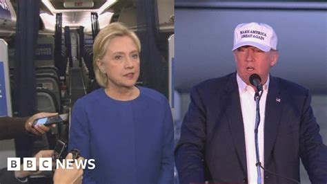 New York City Hillary Clinton And Donald Trump React To Explosion Bbc News