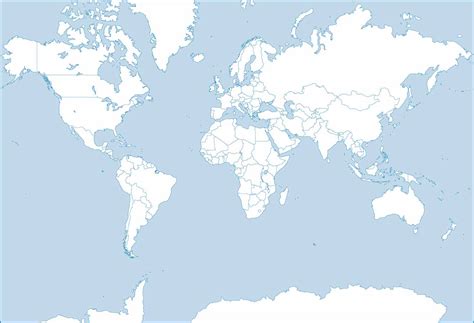 Mapa Mundial En Blanco Eps By Gianferdinand On Deviantart