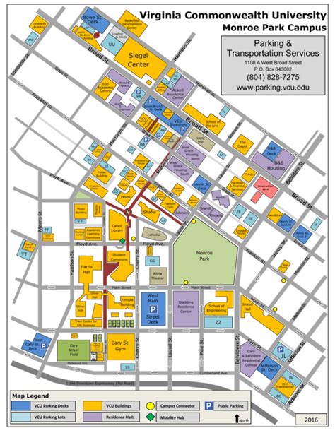 Monroe Campus Map Parking And Transportation