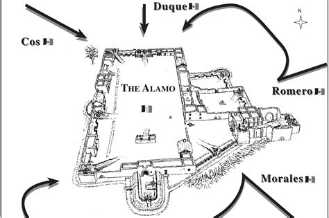 Mapping Texas History The Alamo