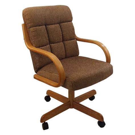Buy Caster Chair Company Casual Rolling Caster Dining Chair With Swivel