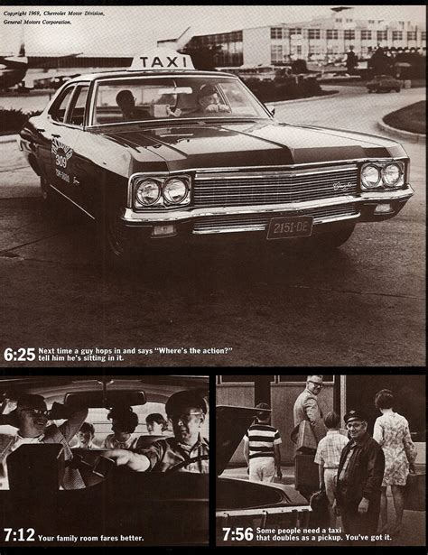 1969 Chevrolet Taxi Brochure