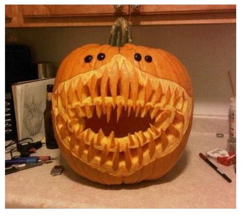 Scary Alien Carved Pumpkin Creative Ads And More