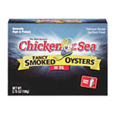 Maybe you would like to learn more about one of these? Chicken Of The Sea Oysters Smoked In Oil 3.75oz - MORE ...
