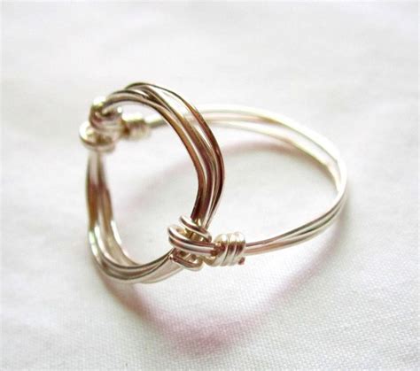Circle Wire Wrapped Ring Tutorial Diy Ring How To