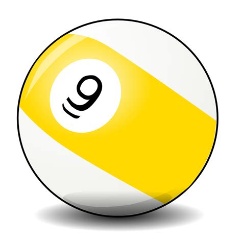 Onlinelabels Clip Art 9 Ball