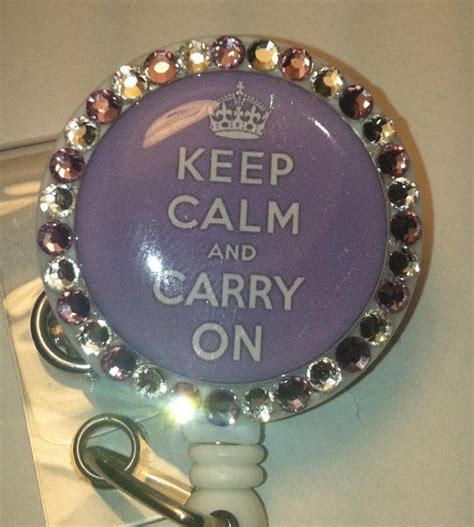 A 2015 study from the centre for research into reading, literature and society examined patterns in those who read regularly. Keep Calm and Carry On Bling Retractable ID badge by ...