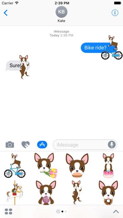 Send Your Friends Cute Chocolate Boston Terrier Emojis With This Brand