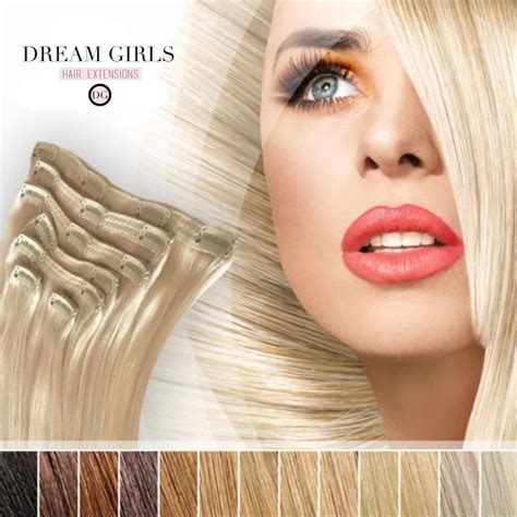 Indian Remy Clip Ins Solid Colours Dream Girls