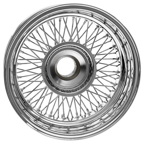 Wire Wheel Chrome 6 X 16 Inch 72 Spoke Curly Hub Mws