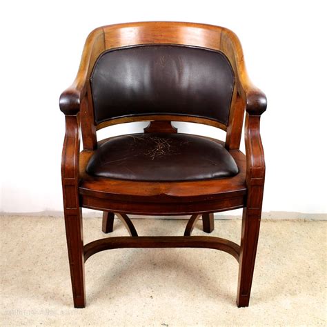 Shop wayfair for the best antique desk chair. Victorian Walnut Bow Back Wide Desk Arm Chair - Antiques Atlas