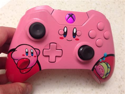Airbrushed Kirby Xbox One Controller Rgaming In 2022 Xbox One