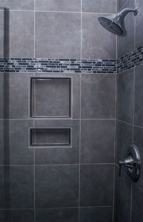 Grey bathroom ideas by decorpad.com. Sitemap | Gray shower tile, Grey bathroom tiles, Bathroom ...