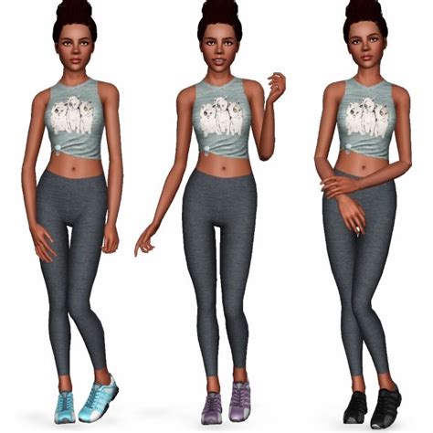 Simplex Sims Gen Athletic Shoes For Tf Sims 3 Cc Clothes Sims 3