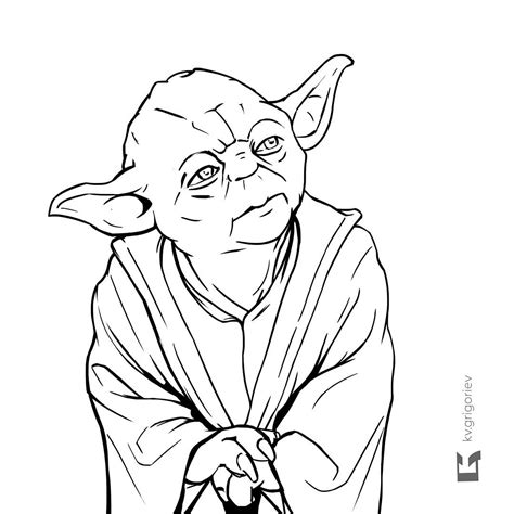 Master Yoda Drawing Free Download On Clipartmag
