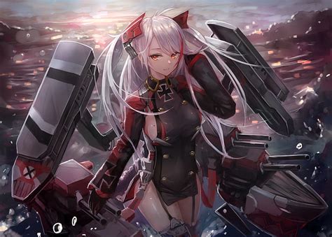 Anime Azur Lane Prinz Eugen Azur Lane Hd Wallpaper Hd Wallpapers