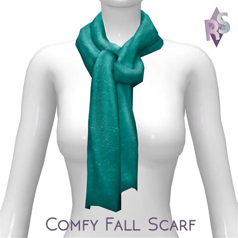 Comfy Fall Scarf Sims 4 Mods Clothes Sims 4 Clothing Sims