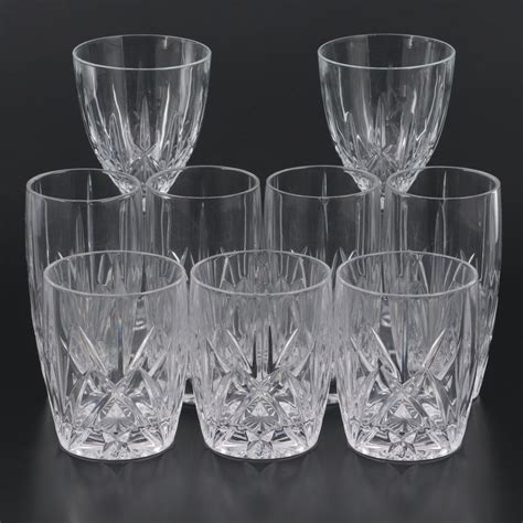 marquis by waterford crystal brookside glasses and sparkle stemware ebth