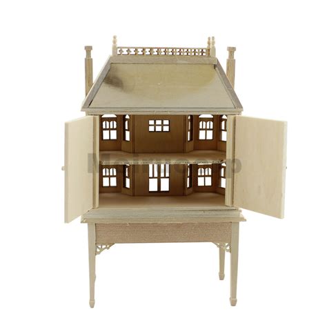 2 just click on the icons, download the file(s) and print them on your 3d printer 1/12 Scale Miniature Dollhouse House Shape Wooden ...
