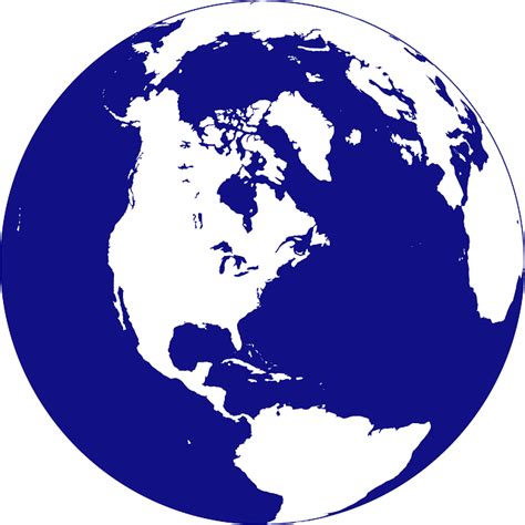 Earth World Globe Northern Free Vector Graphic On Pixabay