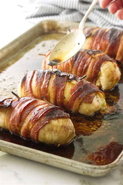 Bacon Wrapped Stuffed Chicken Savor The Best