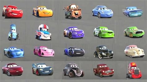 Cars 3 All Characters Unlocked Gameplay With All Cars Youtube