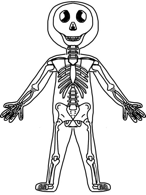 Skeletal System Coloring Pages Coloring Pages