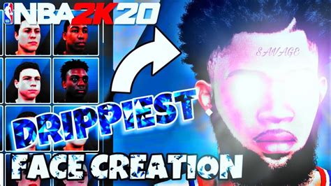 New Best Face Creation Tutorial Nba 2k20 Youtube
