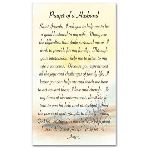 I'd love for you to share it! Prayer of a Husband: Holy Card
