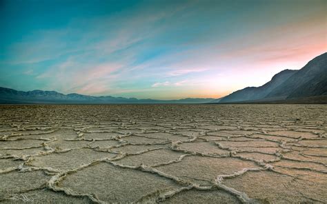 Plains Desert Landscape Pattern California Mountain Death Valley